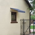 thumbnail image 3 of Awntech 4.38 Ft Dallas Retro Straight Slope Fixed Awning with Anodized Arms (52.5in x 24in x 48in), Dusty Blue, 3 of 5