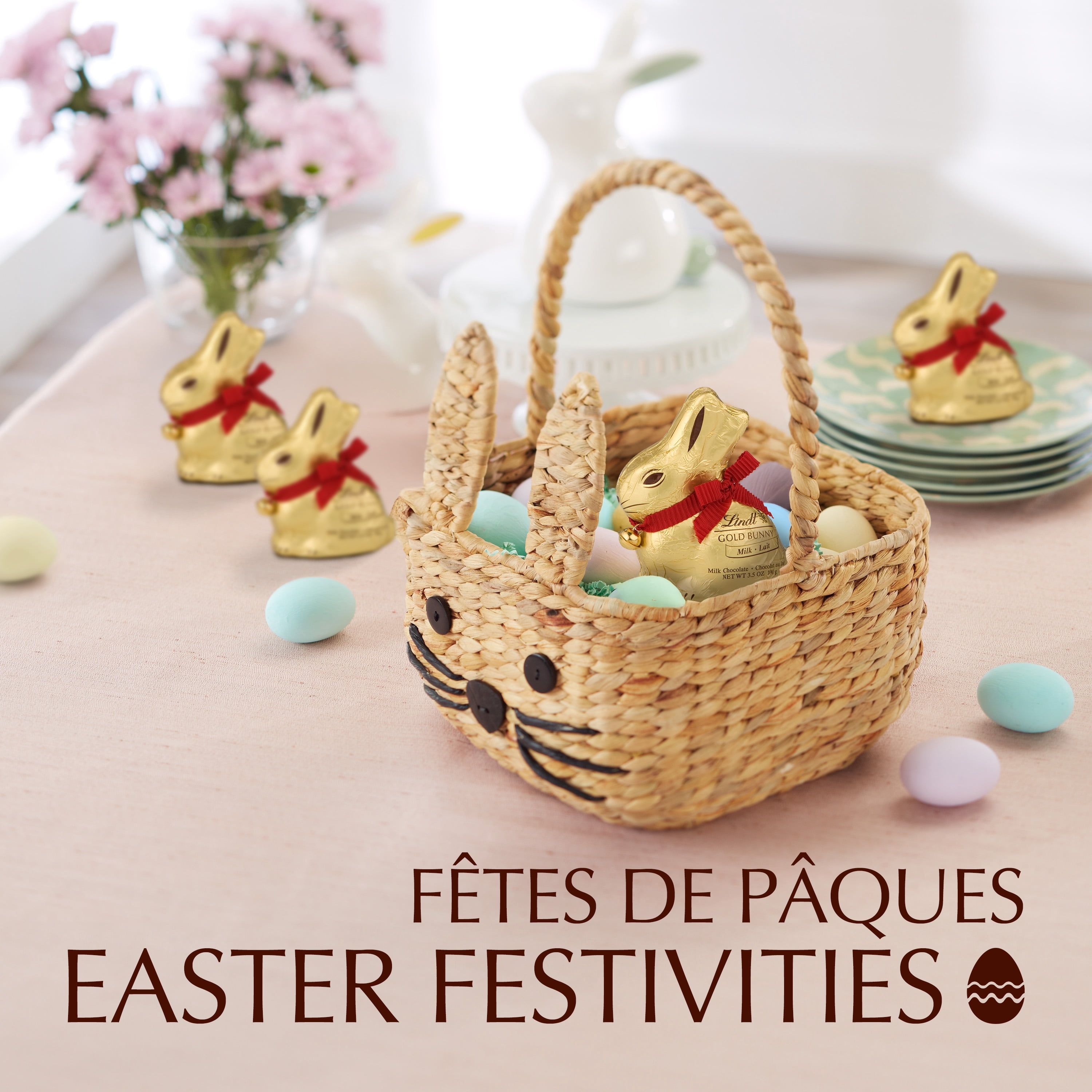 Lapin de Pâques en chocolat au lait GOLD BUNNY de Lindt–100 g