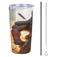 thumbnail image 1 of Deadpool Tasse de Voyage Personnalisée avec Impression Iconique, durable avec Isolation, 1 of 7