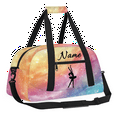 thumbnail image 3 of Qzaxky Custom Dance Bag Gym Bag Personalized Duffle Bag Large Dance Bag for Girls with Name Overnight Bag Shining Rainbow Pattern, 3 of 7
