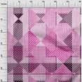 thumbnail image 3 of oneOone Rayon Fuschia Pink Fabric Check Sewing Craft Projects Fabric Prints By Yard 56 Inch Wide, 3 of 4