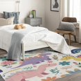 thumbnail image 3 of Cute Dinosaur Area Rug 5x7, Cartoon Animal Rugs for Bedroom, Cartoon Dinosaur Carpet, Living Room Rugs Decorations, Stain resistant Soft Low Pile Machine Washable Rug 8i&-98, 3 of 7
