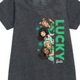 thumbnail image 2 of Barbie - Group Lucky - Toddler And Youth Girls Fleece Dress, 2 of 4