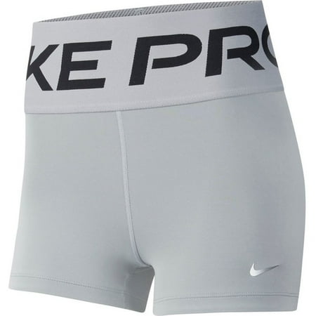 Nike Women's Pro 3'' Stealth Shorts, XS, Gray | CU5817-073