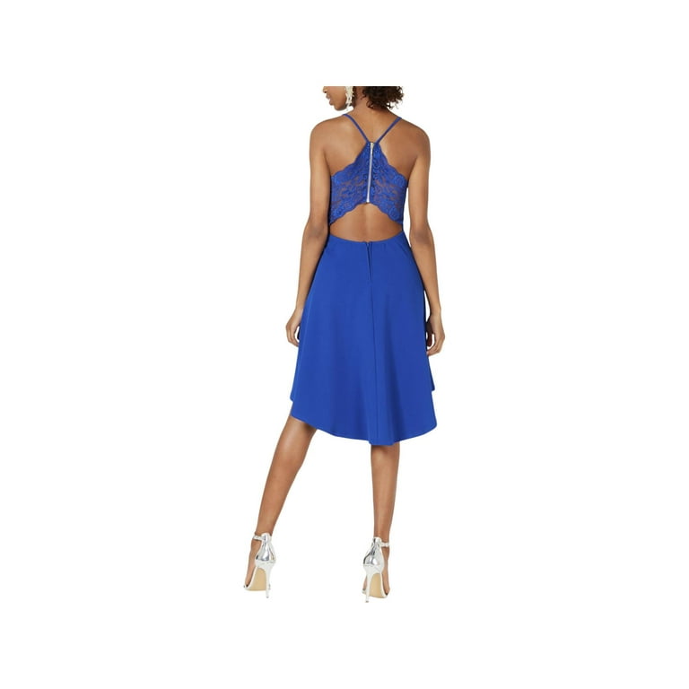 B. Darlin Womens Juniors Lace Back Hi Low Cocktail Dress Walmart