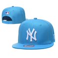 thumbnail image 1 of 2021 Moda MLB NY Gorra Plana Bordado Sombrero Redondo Hip Hop, 1 of 4