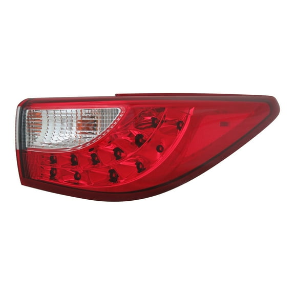 KAI New CAPA Certified Standard Replacement Passenger Side Outer Tail Light Assembly, Fits 2013-2013 Infiniti JX35