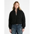 thumbnail image 6 of No Boundaries Knit Puffer Jacket, Women's, 6 of 6