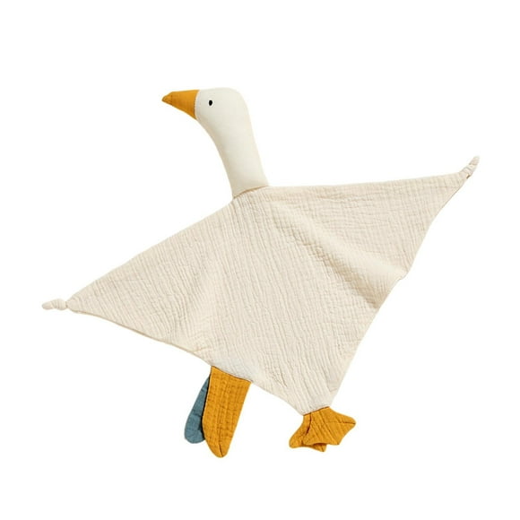 Manta de seguridad con forma de ganso Perfecl Edredón suave y cómodo para bebés Crema
