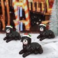 thumbnail image 4 of Xihbxyly Oferta de Iluminación Adorno 12Cm para Perro En Gorro de Papá Noel, Modelo de Perro, Decoración de Mesa, Figuras de Zoon, Decoración Navideña, Accesorio Navideño para Perro, Ingredientes En, 4 of 6
