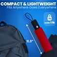 thumbnail image 4 of Rain-Mate Folding Travel Umbrella, Auto Open Close Windproof Umbrella for Rain and Sun, 4 of 6