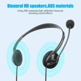thumbnail image 3 of Usb Headset Computer Headset With Noise Cancelling Microphone, Lightweight Pc Headset Wired Headphones Business Headset For Webinar Cell Phone Call Center, 3 of 7