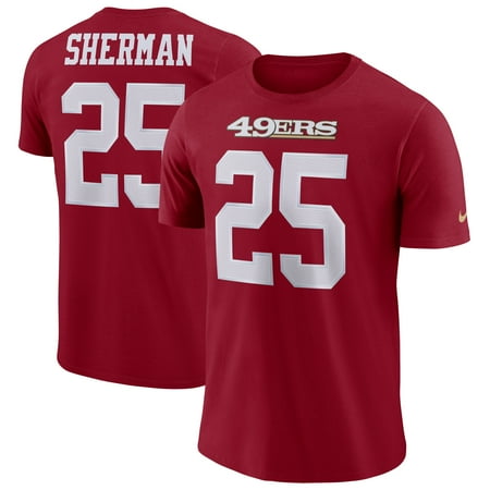 Nike Womens Dri Fit Game - Richard Sherman San Francisco 49ers Nike Dri-FIT Player Pride 3.0 Name & Number T-Shirt - Scarlet
