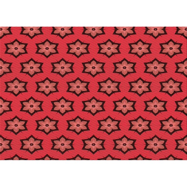 Ahgly Company Tapis d'Intérieur Lavables en Machine, Rectangle Rouge de Transition, 2' x 3'