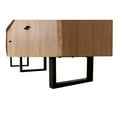 thumbnail image 6 of Sycamore Rustic Solid Wood Credenza Sideboard with Live Edge in a Natural Finish, 6 of 10