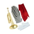 thumbnail image 2 of MERIGLARE Trompette de Cavalerie Instrument de Musique Clairon en Laiton Clairon Clairon de Marche C, 2 of 9
