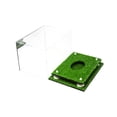 thumbnail image 4 of Deluxe Acrylic Rugby Ball Display Case with Mirror, White Risers and Turf Base (A004-MWRTB), 4 of 4
