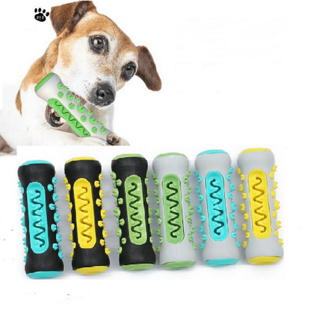 Dog Chew Toys for Aggressive Chewers Dog Bone Toothbrush Stick for