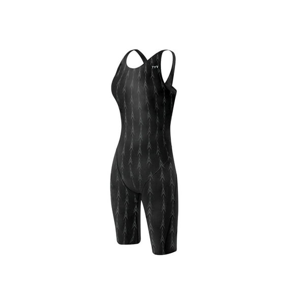 TYR Womens Fusion 2 Aerofit Shortjohn (Black, 32)
