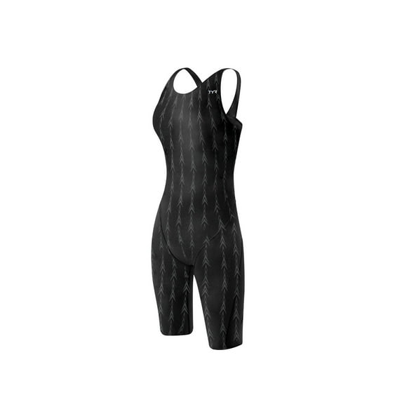 TYR Womens Fusion 2 Aerofit Shortjohn (Black, 24)