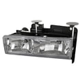 thumbnail image 3 of AKKON - For Chevy GMC C/K Pickup Truck Suburban Tahoe Glass Lens Headlights + LED Bumper Signal Lamps set, 3 of 7