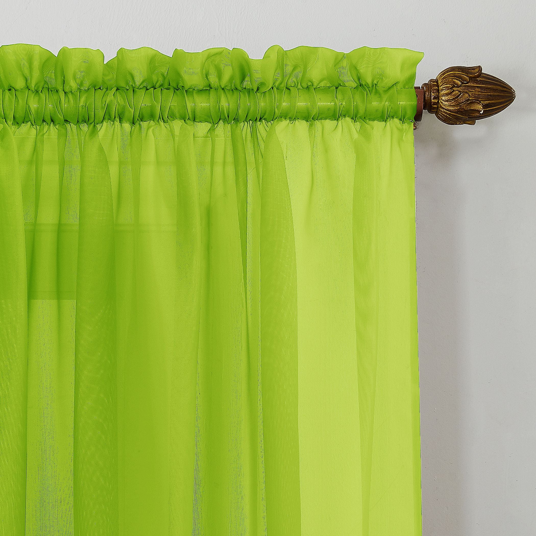 No. 918 Siren Voile Sheer Rod Pocket Curtain Panel, 59 No. 918 Siren Voile Sheer Rod Pocket Curtain Panel, 59