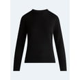 thumbnail image 5 of Free Assembly Women's and Women's Plus Cashmere Sweater with Long Sleeves, Sizes XS-4X, 5 of 6
