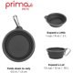 thumbnail image 5 of Cuenco plegable de silicona para viajes acuáticos Prima Pet Grey, 350 ml, 5 of 28