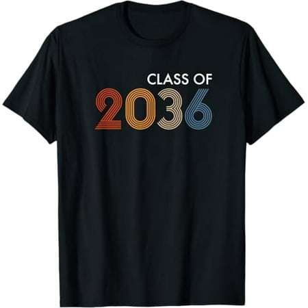 

Class of 2036 Kindergarten Grow With Me Future Graduate T-Shirt
