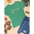 thumbnail image 3 of Cute Wild Daisies W Butterflies T-Shirt Women -Image by Shutterstock, Female 5X-Large, 3 of 4
