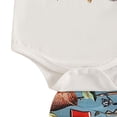 thumbnail image 7 of JUMEYU Summer Baby Boy Clothes Set Baby Boys Clothes Letter Short Sleeve Romper Boys Shorts Boys 2Pcs Outfits Set 0 3 6 9 12 18 24 Months (Blue,3-6 Months), 7 of 7