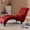 Red, variant on S-HOME Velvet Recliner Chair With Button Tufting And Silver Nailhead Trim - Vintage Lounge Armchair for Study，Red