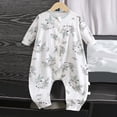 thumbnail image 2 of 2-3 Years Newborn Boys Set Infant Romper Long Sleeve Crawling Suit Clothing Sleepwear Warm Jumpsuit Unisex Fall Winter, 2 of 9