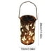 thumbnail image 3 of Decoración del hogar, decoración de habitaciones, faroles solares colgantes para exteriores, faroles decorativos de metal ahuecados, luz LED decorativa para jardín, decoración delicada para patio, far, 3 of 6