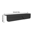 thumbnail image 2 of Cabinet Door Handle, No Drill Installation Adhesive Back, Non Contact Design, for Kitchen, Bathroom, Garbage Drawer, FAJHHA | Black, 2 of 9