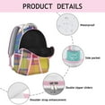 thumbnail image 4 of Stylish Geometric Shapes Texture Backpack for School & College, Laptop Bookbag with Padded Compartment, Durable Daypack as a Gift for Students, 4 of 6