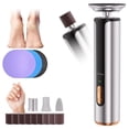 thumbnail image 3 of Electric Foot Callus Remover, 2-in-1 Cordless Feet File and Nail Grinder with 3 Modes, USB-C Rechargeable Dead Skin Remover, Silver, 3 of 9
