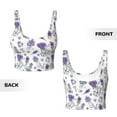 thumbnail image 5 of Naloa Lavender Bicycle Sports Bras for Women, High Support Bra with Removable Pads, Comfortable - XX-Large, 5 of 9