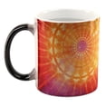 thumbnail image 2 of Celestial Cathedral Fractal Mandala All Over Heat Changing Coffee Mug, 2 of 2