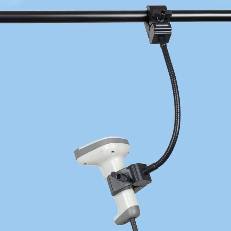 CEORPER Strong Metal Plastic Double Clamp Gooseneck Microphone Stand For Studio
