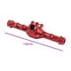 thumbnail image 2 of Juego de carcasa del eje trasero para coches RC Crawler Axial Yeti JR AX90052 AX90069 1/18 rojo, 2 of 6