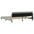 thumbnail image 6 of vidaXL Bed Frame with Headboard Platform Mattress Foundation Bedroom Velvet, 6 of 8