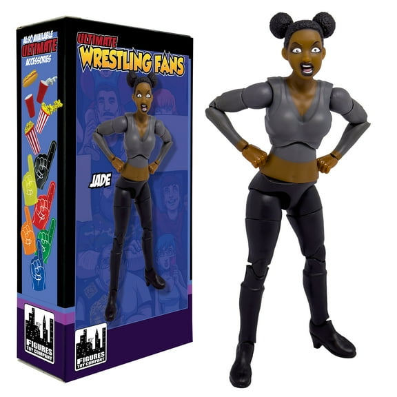 Ultimate Wrestling Crowd Fan Figures for WWE & AEW Action Figures: Jade