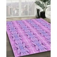 thumbnail image 2 of Ahgly Company Indoor Rectangle Patterned Pastel Purple Pink Area Rugs, 6' x 9', 2 of 6
