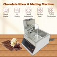 thumbnail image 4 of Electric Chocolate Mixer Blender Chocolate Melting Machine Digital Display Speed Adjustable 110V, 4 of 15
