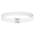 thumbnail image 1 of Bunblic Ceinture Élastique pour Femmes Ceinture de Robe Décontractée Durable Simple Décoration de Vêtements Ceinture Cintrée pour Rendez-Vous Cadeau d'Anniversaire Rue Blanc, 1 of 8