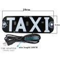 Red LED Sign Decor, Taxi Flashing Hook on Car Window with DC12V Car