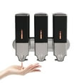 thumbnail image 6 of 3in1 Soap Dispenser Wall Mount Shampoo Shower Lotion Gel Conditioner Bathroom, 6 of 14