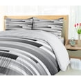 thumbnail image 5 of Ambesonne Geometric Duvet Cover Sets, Regular Modern, 2-King, Grey Dark Grey, 5 of 7