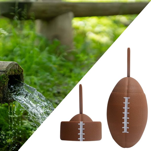 Diseño de rugby Botella de agua plegable Taza para beber Gel de sílice reutilizable Sin BPA para Marrón claro Cola Botella plegable